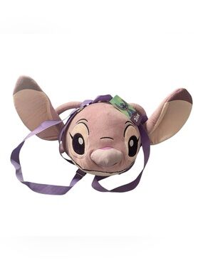 New Disney - Lilo & Stitch - Angel - Head Shaped Plush Mini Backpack